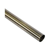 Rothley Wardrobe Rail Antique 1219 x 25mm in Brass