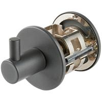 Union Jigtech Schema Orka Bathroom Turn & Release Handle in Grey Steel