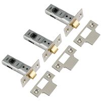 Yale Tubular Mortice Latch 2.5" (3 Pack) in Chrome
