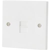 PROception Flush Master Telephone Socket Telephone Wall Sockets in White