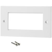 PROception Modular Faceplate 2 Gang in White