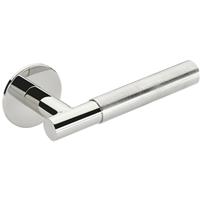 Union Jigtech Schema Teckna Door Handle Polished (Pair) in Stainless Steel