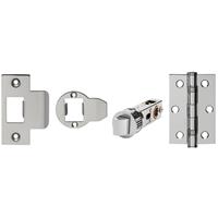Union Jigtech Latch Pack Polished Stainless 3" Hinge & 57mm Smartlatch in Steel