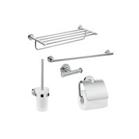 Hansgrohe Logis Universal Bath Accessory Set 5 in 1 in Chrome Brass