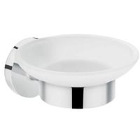 Hansgrohe Logis Universal Soap Dish Unslotted 1 1/2" in White Brass