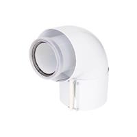 Glowworm Hor/Ver 90 Degree Bend in White