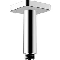 Hansgrohe Vernis Shape Ceiling Shower Connector 100mm in Chrome Brass