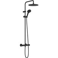 Hansgrohe Vernis Blend 240 EcoSmart Thermostatic Shower System Matt in Black