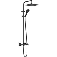 Hansgrohe Vernis Shape 240 EcoSmart Thermostatic Shower System Matt in Black