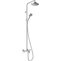 Hansgrohe Vernis Blend Shower System 200 EcoSmart with Bath Thermostat in Chrome
