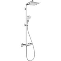 Hansgrohe Crometta E 240 EcoSmart Thermostatic Shower System in Chrome