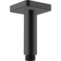 Hansgrohe Vernis Shape Ceiling Shower Connector 100mm Matt in Black Brass
