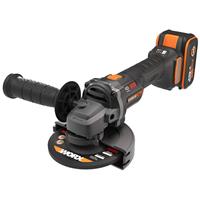 Worx Nitro 125mm Brushless Angle Grinder 1 x 4.0Ah in Black