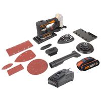 Worx 20V Multi Sander 1 x 2.0Ah in Black