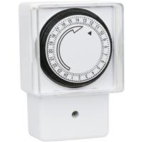 SLX Surface Mechanical Timer 24 Hour 16A in White
