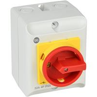 SLX Rotary Isolator Switch 4 Pole 32A in White