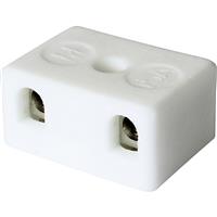 Termination Technology Porcelain Connector 15A in White