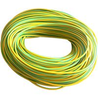 Termination Technology PVC Earth Sleeving 100m x 6mm in Green/Yellow