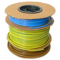 Termination Technology PVC Cable Sleeving Reel 3mm in Green/Yellow/ Blue/ Brown