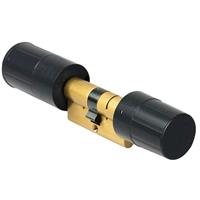 Burg-Wachter secuENTRY Home 5000 Smart Door Lock Cylinder in Black/Gold