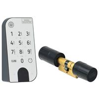 Burg-Wachter secuENTRY Home 5000 Smart Door Lock Cylinder & Keypad in White
