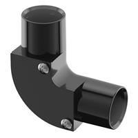D-Line Speedway Conduit Inspection Elbow 20mm in Black