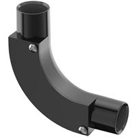 D-Line Speedway Conduit Inspection Bend 20mm in Black