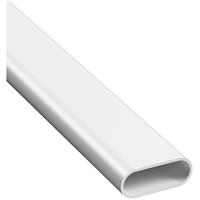D-Line Speedway Oval Trunking 2m 25mm in White
