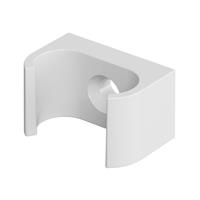 D-Line Speedway PVC Oval Conduit Clips 20mm (5 Pack) in White