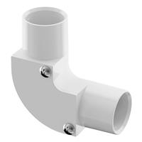 D-Line Speedway PVC Conduit Inspection Elbow 20mm in White