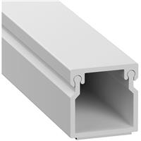 D-Line Mini Trunking 2m 16mm x 16mm Self-Adhesive in White