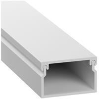 D-Line Mini Trunking 2m 25mm x 16mm Plain in White