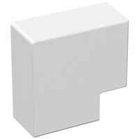D-Line Speedway Mini Trunking Flat Bend 38x25mm in White