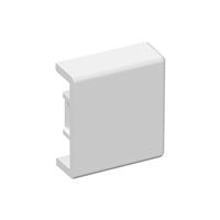 D-Line Mini Trunking End Cap 16mm x 16mm (2 Pack) in White