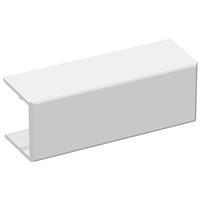 D-Line Mini Trunking Coupler 16mm x 16mm (2 Pack) in White