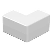 D-Line Speedway Mini Trunking 16mm x 16mm External Bend (2 Pack) in White