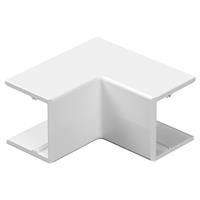 D-Line Speedway Mini Trunking 16mm x 16mm Internal Bend (2 Pack) in White