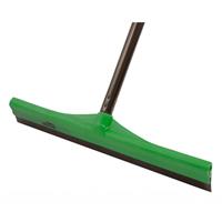 Hill Brush Company Indoor Floor Squeegee With Handle 16" 406mm in Green Plastic