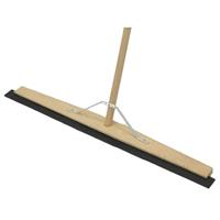 Hill Brush Company Wooden Squeegee With Handle 36" (914mm) in Natural Rubber