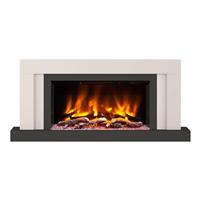 Be Modern Pryzm Vardo Electric Wall-Hung Timber Fireplace 53" & Anthracite in Cashmere
