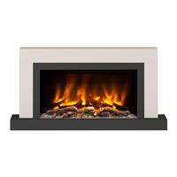 Be Modern Pryzm Vardo Electric Wall-Hung Timber Fireplace 47" & Anthracite in Cashmere