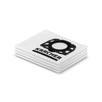 Karcher Krcher Fleece Dust Bags For 12L Wet & Dry Vacuum Cleaner (4 Pack) in White