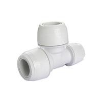 Hep2O Keyless Branch Reduced Tee 22 x 15 x 22mm in White