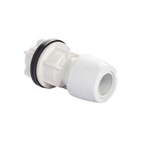 Hep2O Keyless Tank Connector 15mm x 1/2" in White