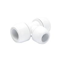 Hep2O Keyless Branch Reduced Tee 28 x 28 x 22mm in White
