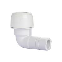 Hep2O Keyless 90 Spigot Elbow 22mm in White