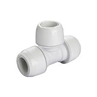 Hep2O Keyless Equal Tee 22mm in White