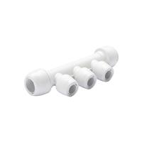 Hep2O Keyless Three Port Manifold All Socket 22 x 15mm in White