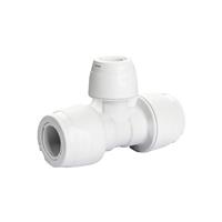 Hep2O Keyless Branch Reduced Tee 15 x 15 x 10mm in White