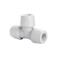 Hep2O Keyless Equal Tee 15mm in White